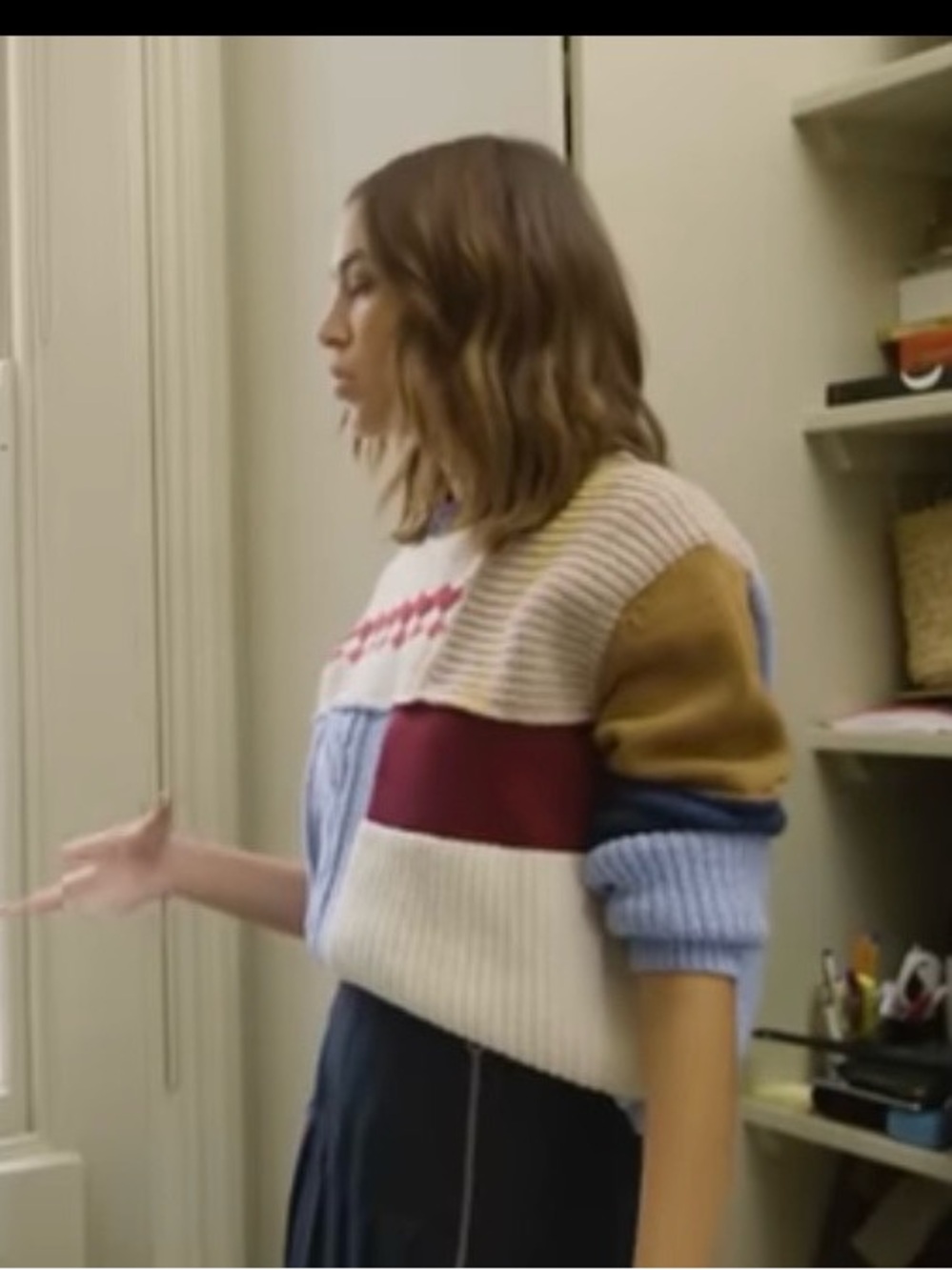 Alexa Chung patchwork sweater excellent condition size L
